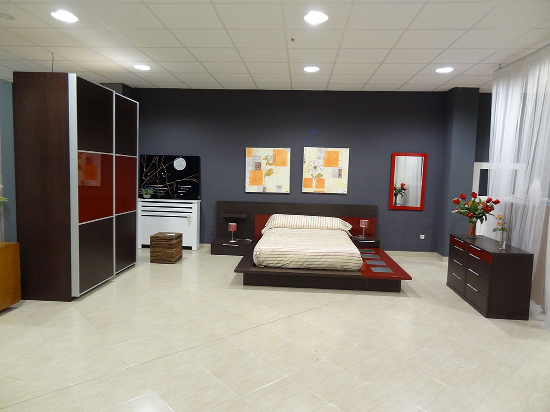 Dormitorio completo madera de roble